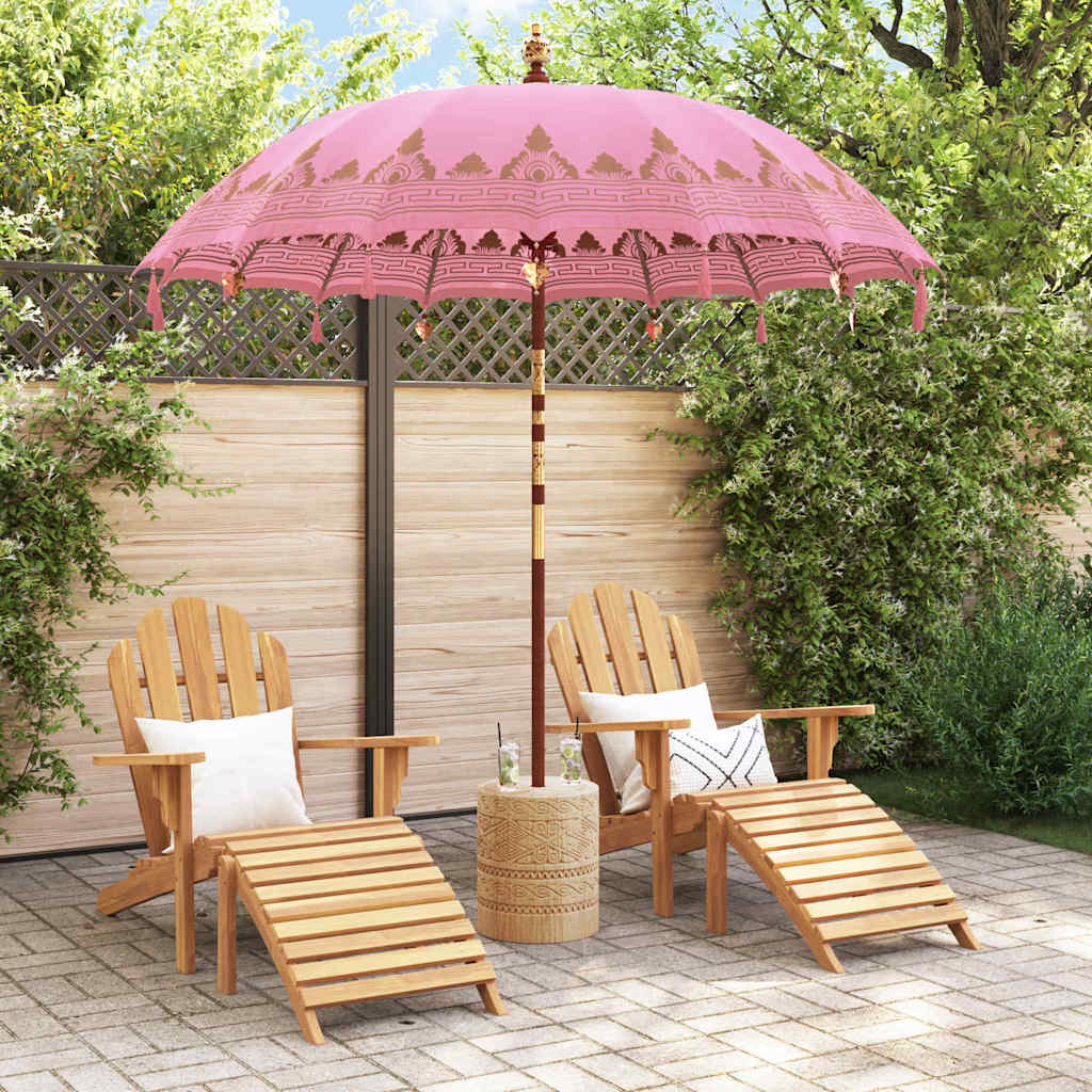 Balinese Parasol Roze 215 x 215 x 260 cm is nu te koop bij PeponiXL, paradijselijk wonen!