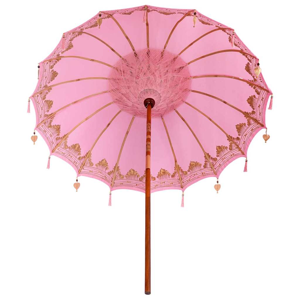 Balinese Parasol Roze 215 x 215 x 260 cm is nu te koop bij PeponiXL, paradijselijk wonen!
