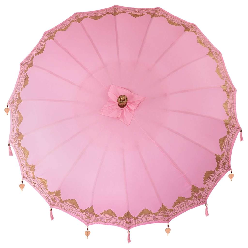 Balinese Parasol Roze 215 x 215 x 260 cm is nu te koop bij PeponiXL, paradijselijk wonen!