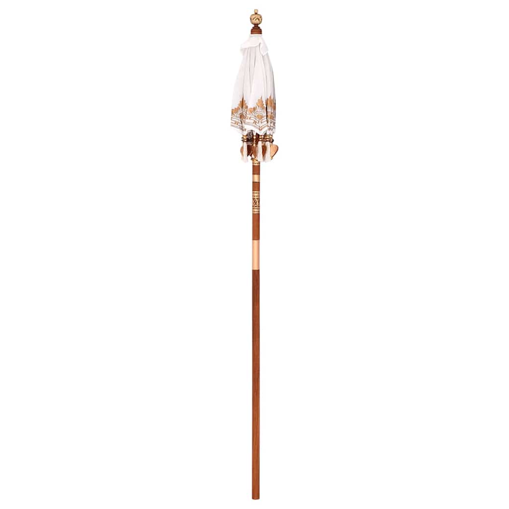 Balinese Parasol Crème 125 x 125 x 260 cm is nu te koop bij PeponiXL, paradijselijk wonen!