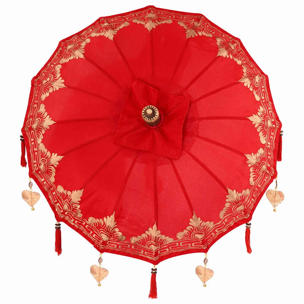Balinese Parasol Rood 125 x 125 x 260 cm is nu te koop bij PeponiXL, paradijselijk wonen!
