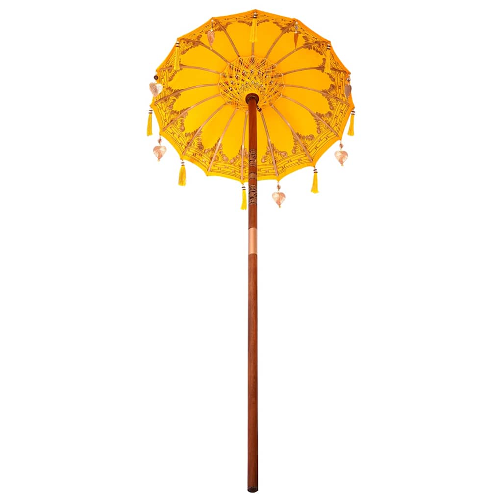 Balinese Parasol Geel 125 x 125 x 260 cm is nu te koop bij PeponiXL, paradijselijk wonen!