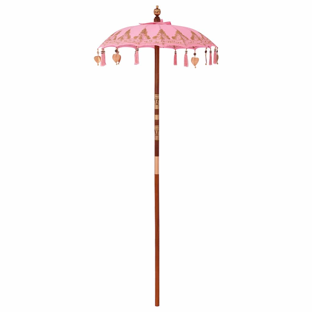 Balinese Parasol Roze 125 x 125 x 260 cm is nu te koop bij PeponiXL, paradijselijk wonen!