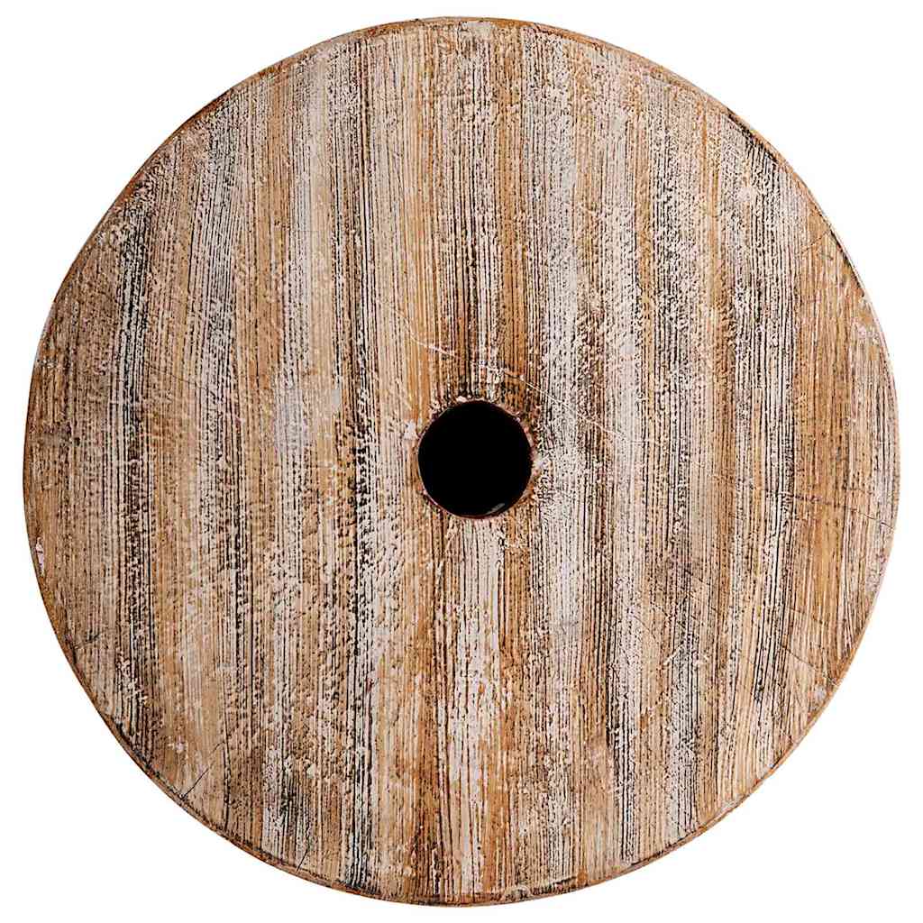 Parasolvoet Wit gewassen Ø34 x 40 cm Massief Hout is nu te koop bij PeponiXL, paradijselijk wonen!