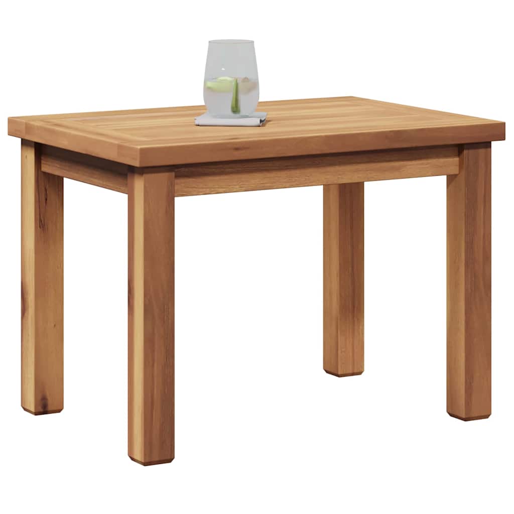 Salontafel Bruin 50 x 35 x 36 cm Massief Teakhout is nu te koop bij PeponiXL, paradijselijk wonen!