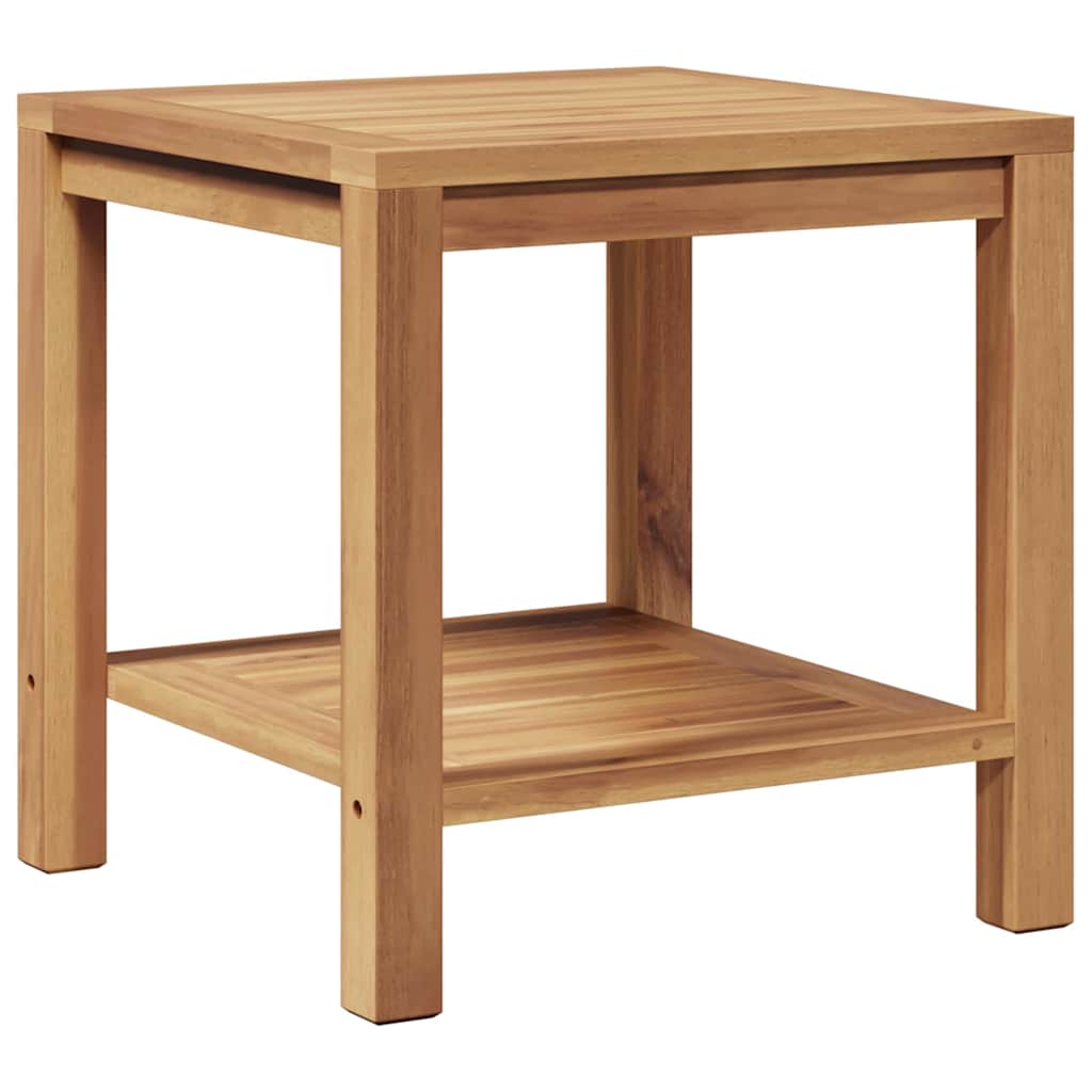 Salontafel met opslag Bruin 45 x 45 x 45 cm Massief Teakhout is nu te koop bij PeponiXL, paradijselijk wonen!