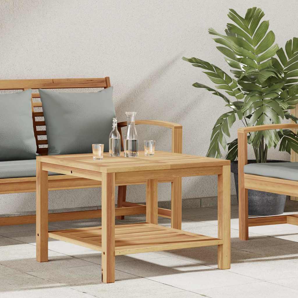Salontafel met opslag Bruin 60 x 60 x 45 cm Massief Teakhout is nu te koop bij PeponiXL, paradijselijk wonen!