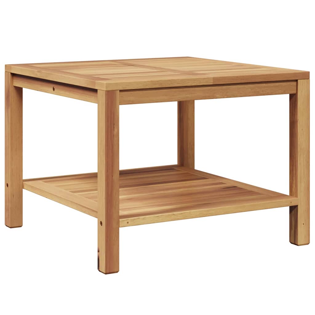 Salontafel met opslag Bruin 60 x 60 x 45 cm Massief Teakhout is nu te koop bij PeponiXL, paradijselijk wonen!