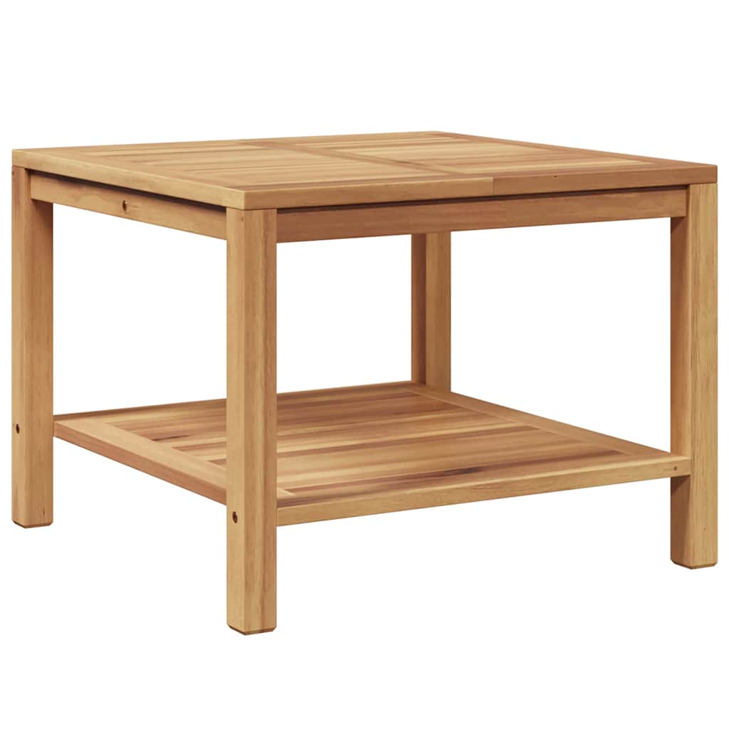 Salontafel met opslag Bruin 60 x 60 x 45 cm Massief Teakhout is nu te koop bij PeponiXL, paradijselijk wonen!