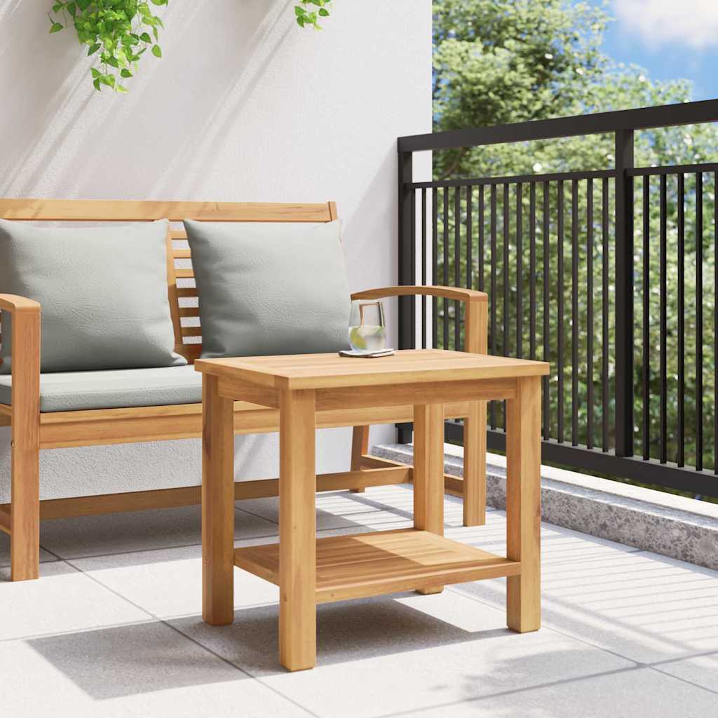 Salontafel met opslag Bruin 50 x 35 x 45 cm Massief Teakhout is nu te koop bij PeponiXL, paradijselijk wonen!