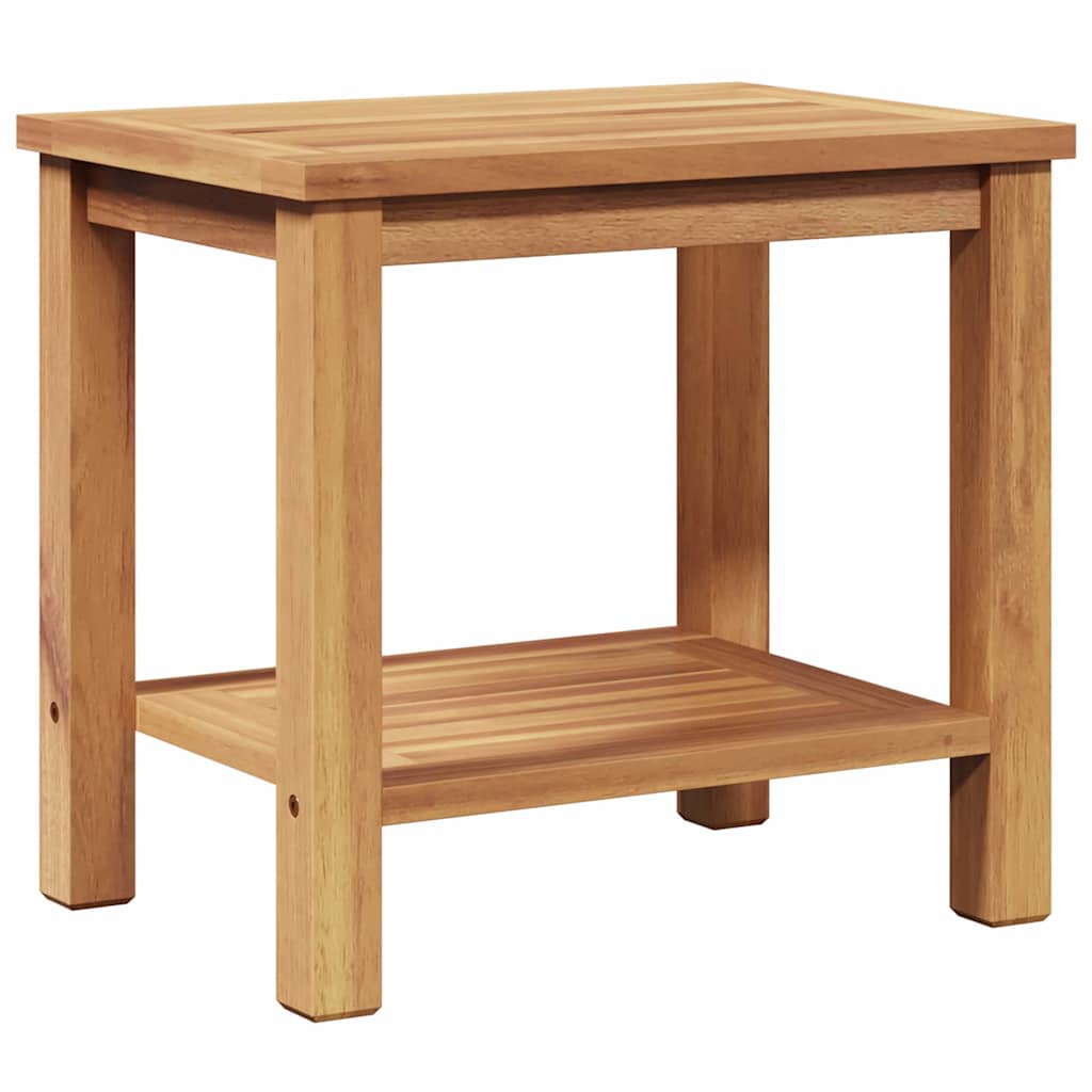 Salontafel met opslag Bruin 50 x 35 x 45 cm Massief Teakhout is nu te koop bij PeponiXL, paradijselijk wonen!