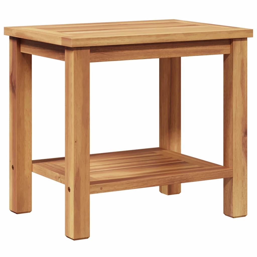 Salontafel met opslag Bruin 50 x 35 x 45 cm Massief Teakhout is nu te koop bij PeponiXL, paradijselijk wonen!