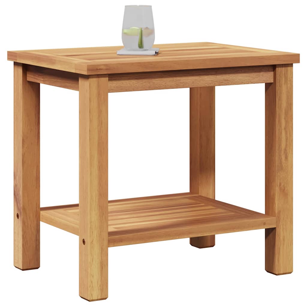 Salontafel met opslag Bruin 50 x 35 x 45 cm Massief Teakhout is nu te koop bij PeponiXL, paradijselijk wonen!