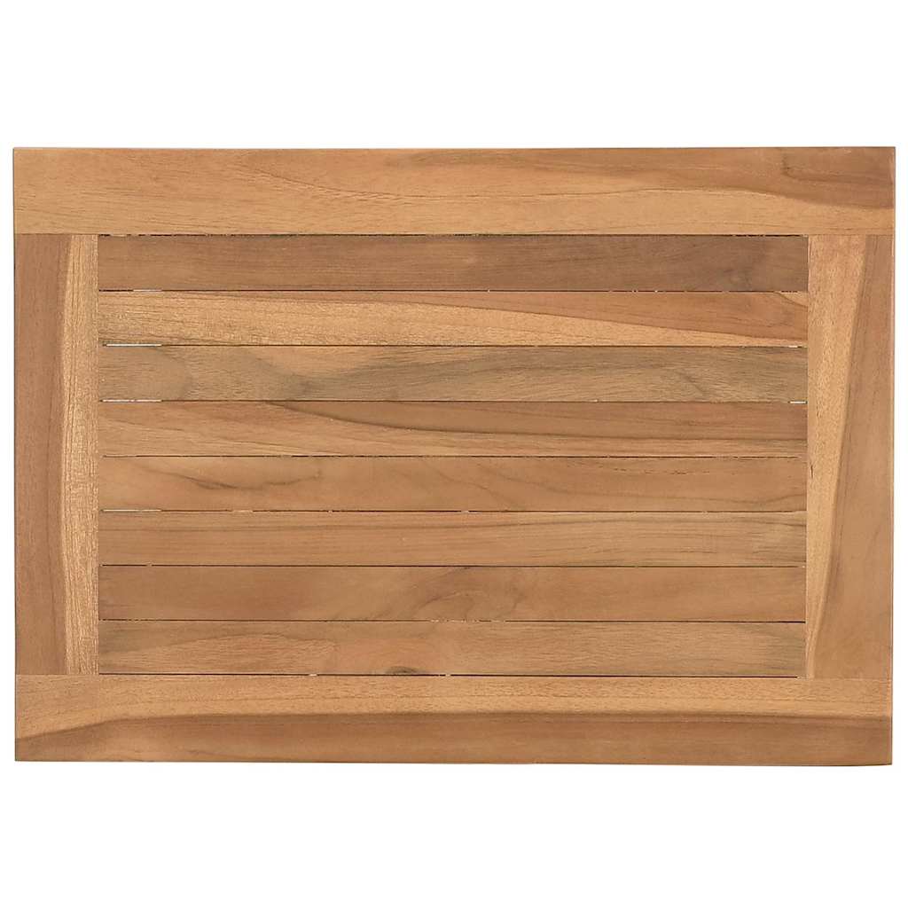 Salontafel met opslag Bruin 50 x 35 x 45 cm Massief Teakhout is nu te koop bij PeponiXL, paradijselijk wonen!