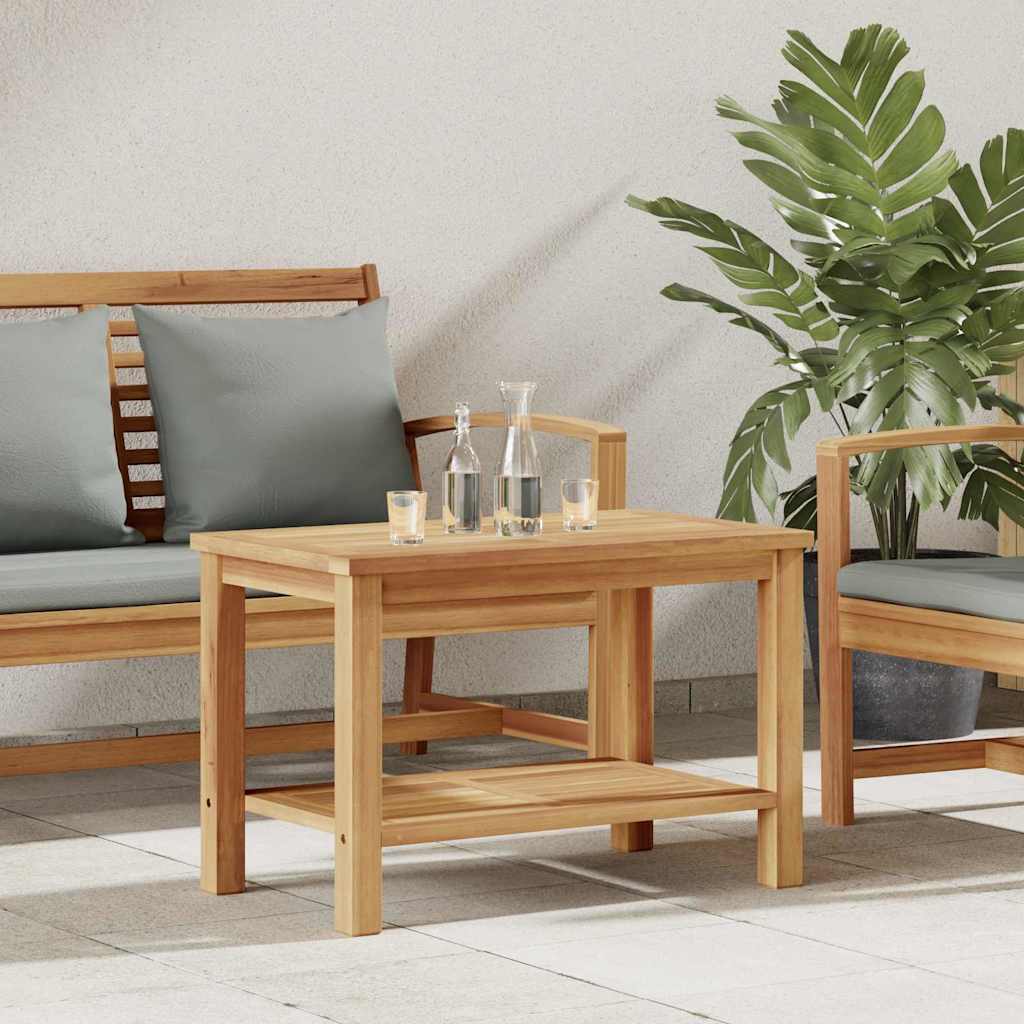 Salontafel met opslag Bruin 70 x 40 x 45 cm Massief Teakhout is nu te koop bij PeponiXL, paradijselijk wonen!