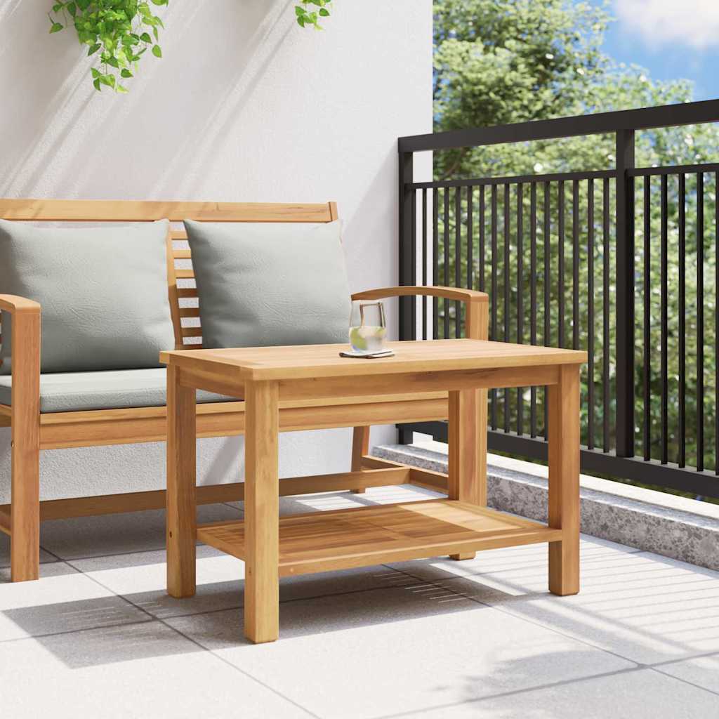 Salontafel met opslag Bruin 70 x 40 x 45 cm Massief Teakhout is nu te koop bij PeponiXL, paradijselijk wonen!