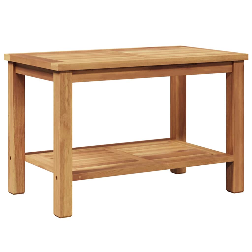 Salontafel met opslag Bruin 70 x 40 x 45 cm Massief Teakhout is nu te koop bij PeponiXL, paradijselijk wonen!