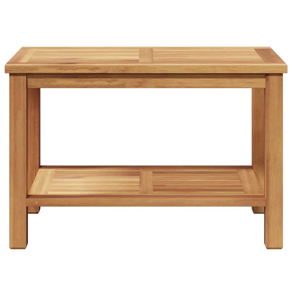 Salontafel met opslag Bruin 70 x 40 x 45 cm Massief Teakhout is nu te koop bij PeponiXL, paradijselijk wonen!