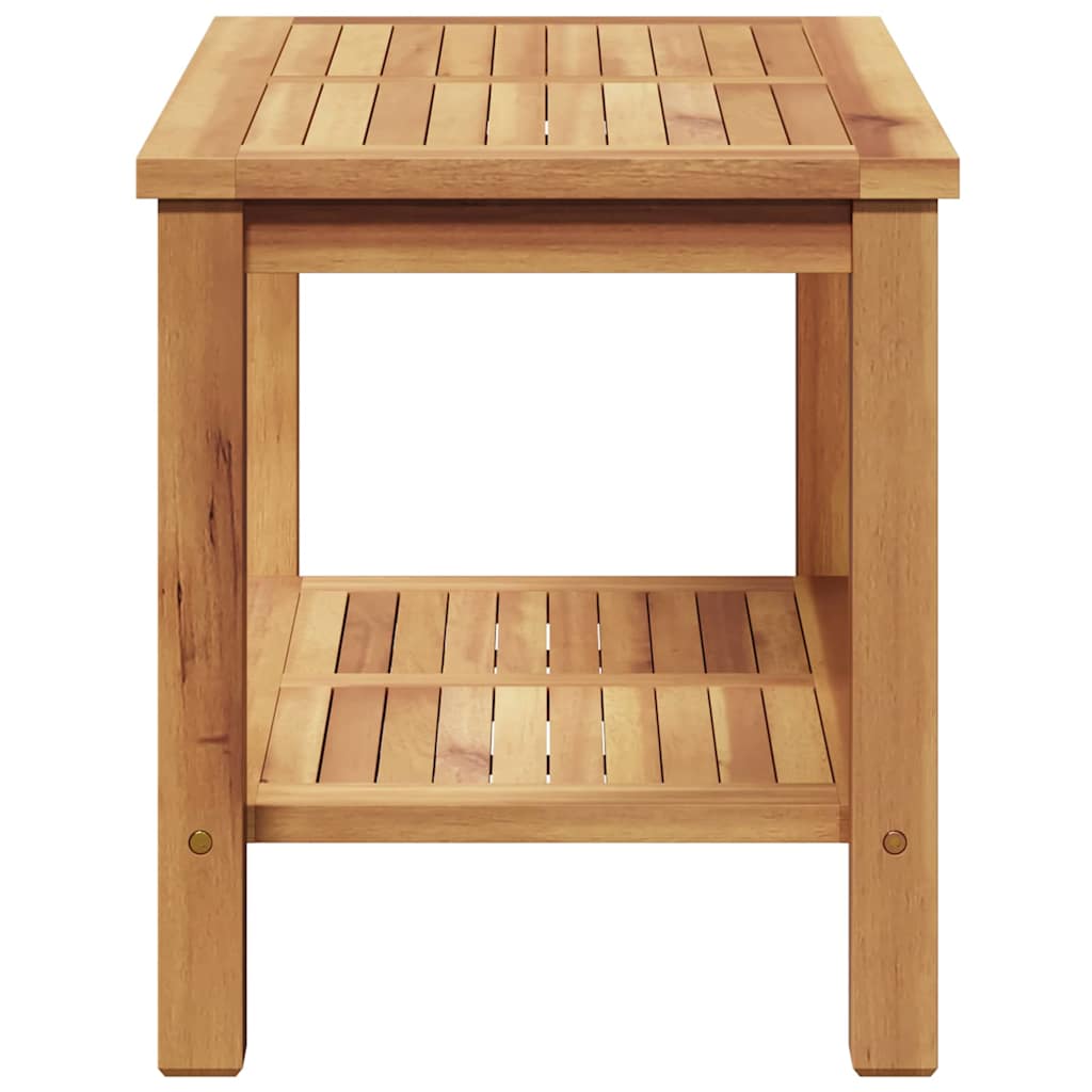 Salontafel met opslag Bruin 70 x 40 x 45 cm Massief Teakhout is nu te koop bij PeponiXL, paradijselijk wonen!