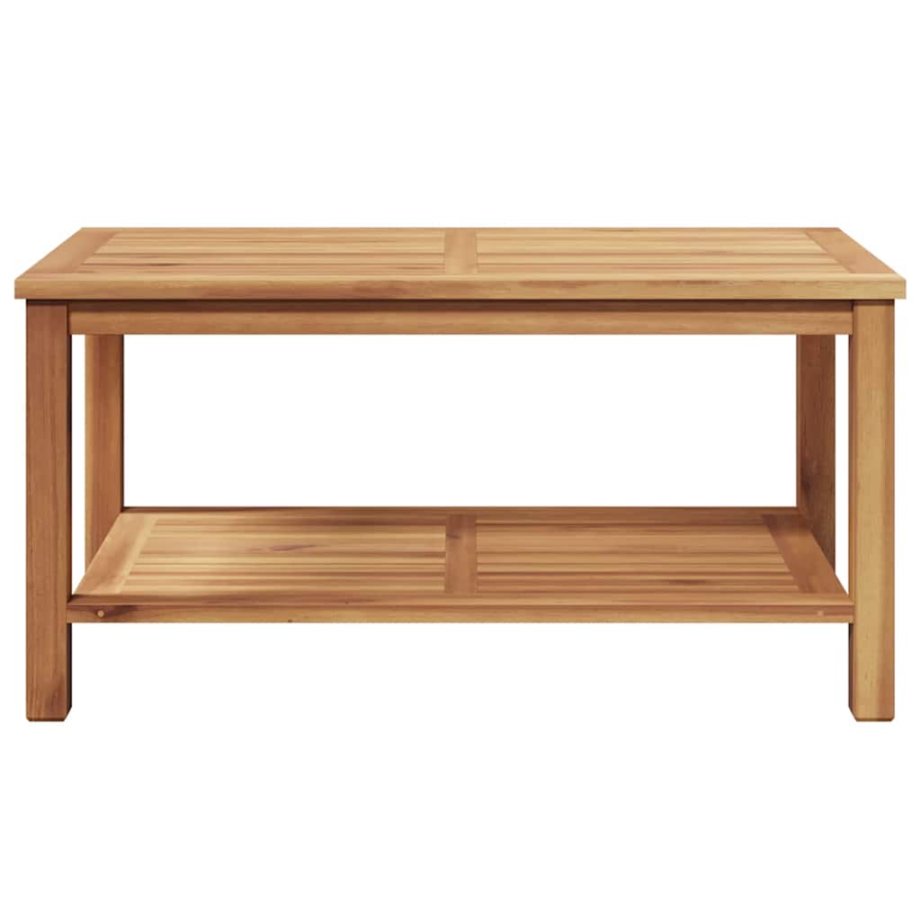 Salontafel met opslag Bruin 90 x 50 x 45 cm Massief Teakhout is nu te koop bij PeponiXL, paradijselijk wonen!