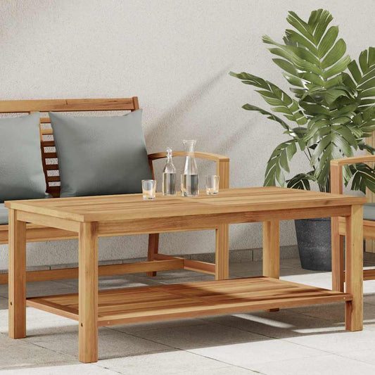 Salontafel met opslag Bruin 110 x 55 x 45 cm Massief Teakhout is nu te koop bij PeponiXL, paradijselijk wonen!