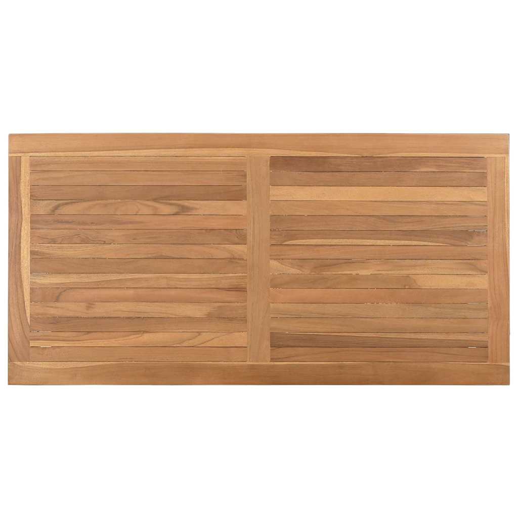 Salontafel met opslag Bruin 110 x 55 x 45 cm Massief Teakhout is nu te koop bij PeponiXL, paradijselijk wonen!