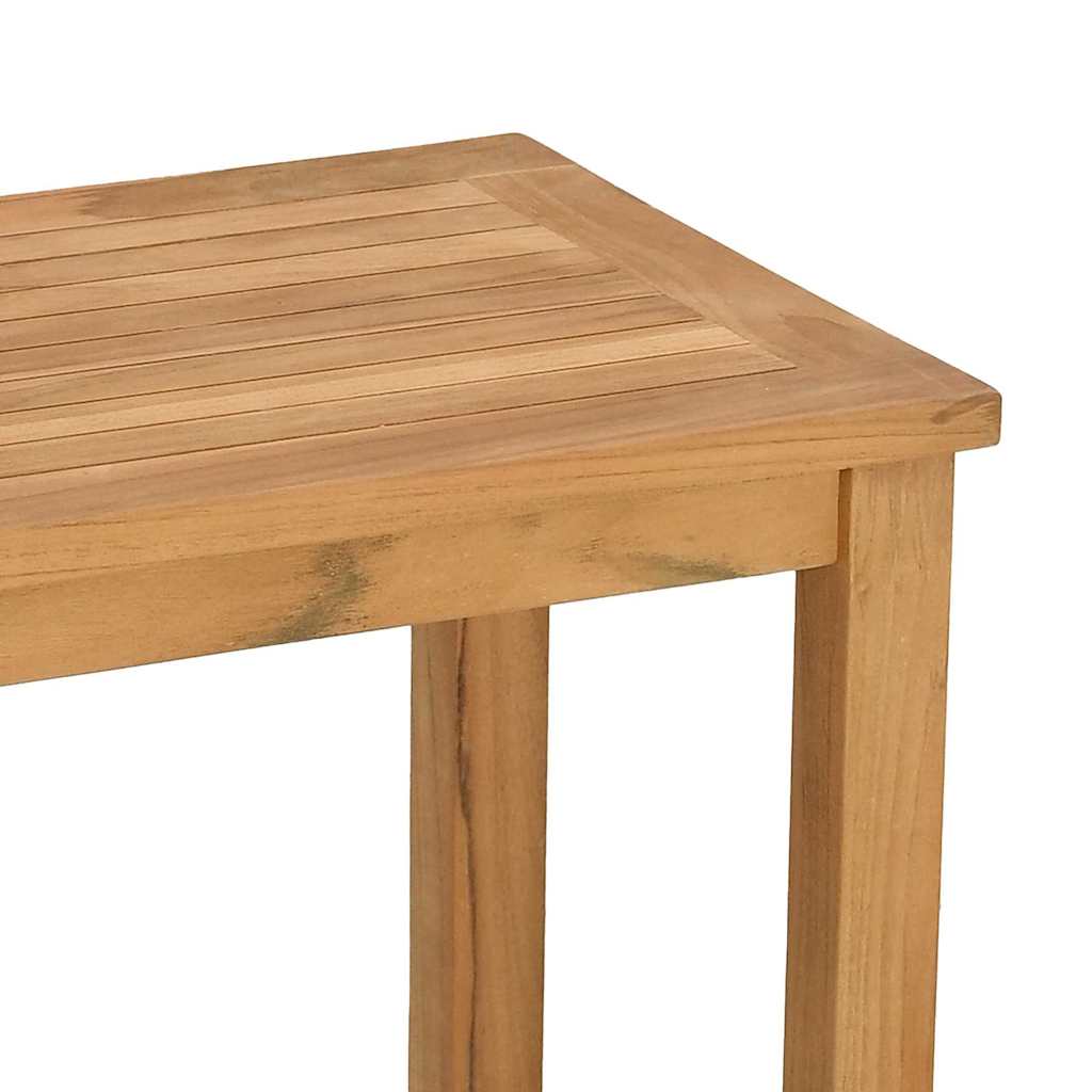 Wandtafel met opslag Bruin 80 x 35 x 75 cm Massief Teakhout is nu te koop bij PeponiXL, paradijselijk wonen!