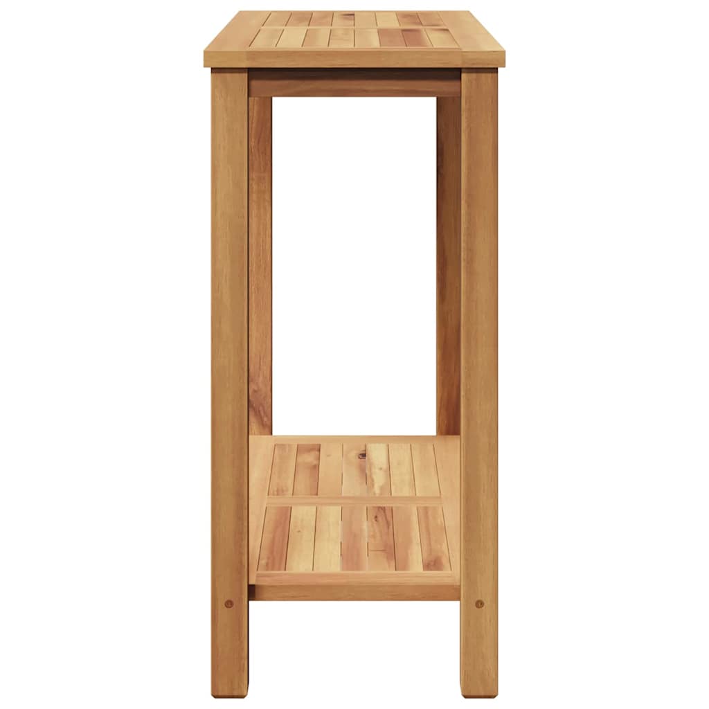 Wandtafel met opslag Bruin 80 x 35 x 75 cm Massief Teakhout is nu te koop bij PeponiXL, paradijselijk wonen!