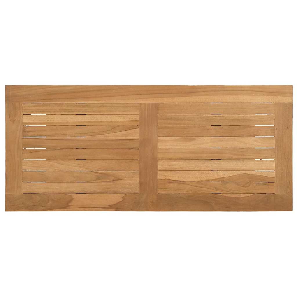 Wandtafel met opslag Bruin 80 x 35 x 75 cm Massief Teakhout is nu te koop bij PeponiXL, paradijselijk wonen!