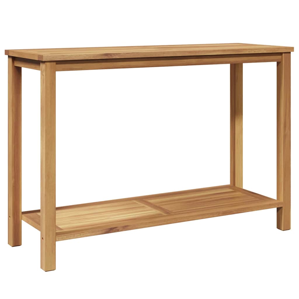 Wandtafel met opslag Bruin 110 x 40 x 75 cm Massief Teakhout is nu te koop bij PeponiXL, paradijselijk wonen!