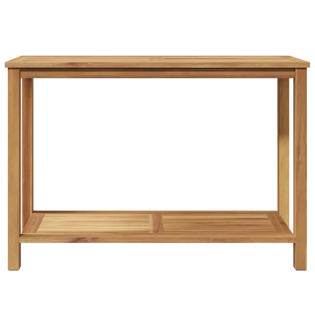 Wandtafel met opslag Bruin 110 x 40 x 75 cm Massief Teakhout is nu te koop bij PeponiXL, paradijselijk wonen!