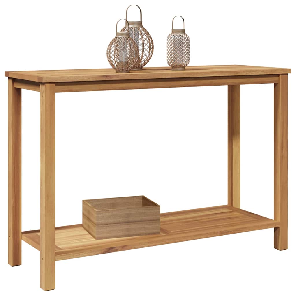 Wandtafel met opslag Bruin 110 x 40 x 75 cm Massief Teakhout is nu te koop bij PeponiXL, paradijselijk wonen!