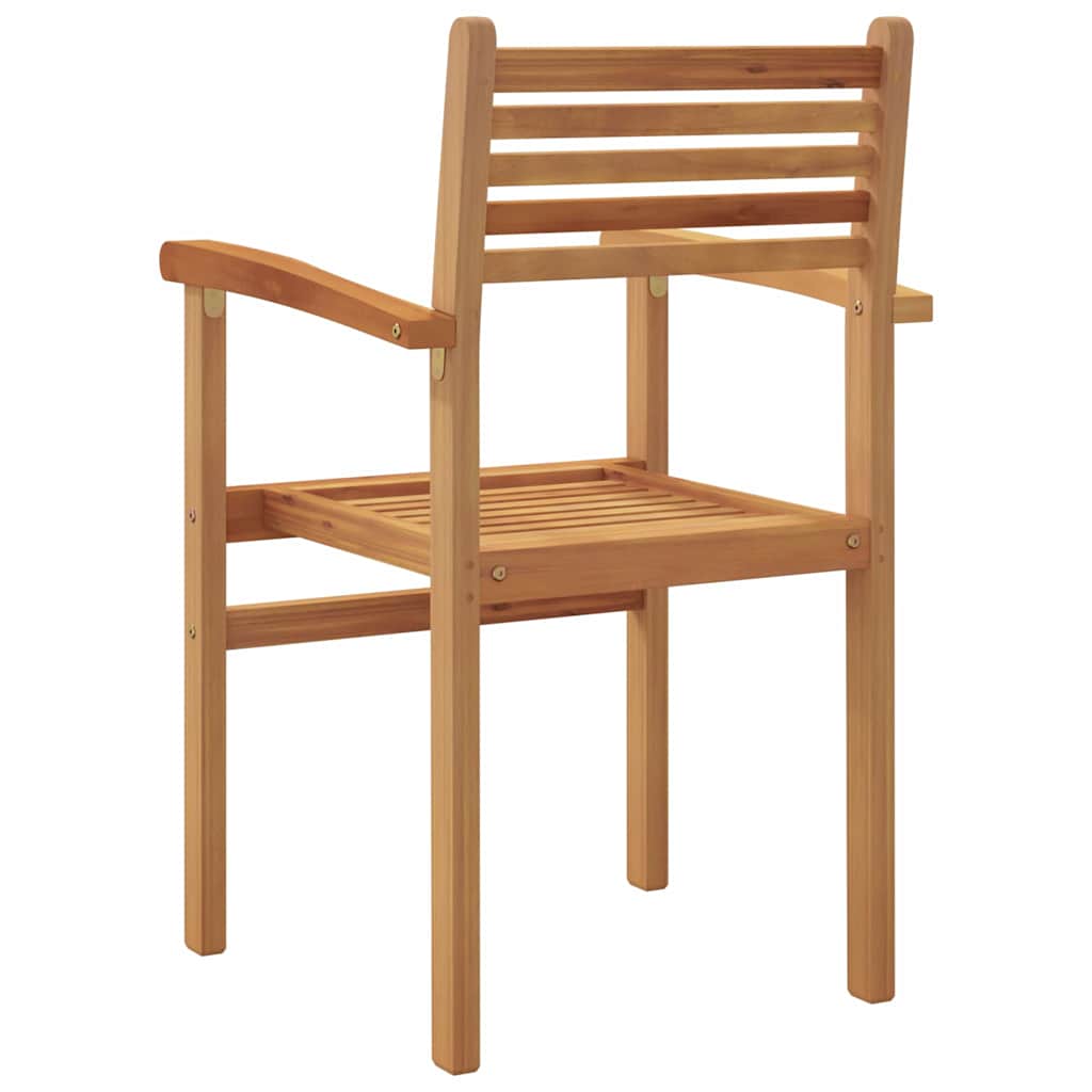 Stoel 4 pcs Bruin 56 x 55 x 90.5 cm Massief Teakhout is nu te koop bij PeponiXL, paradijselijk wonen!