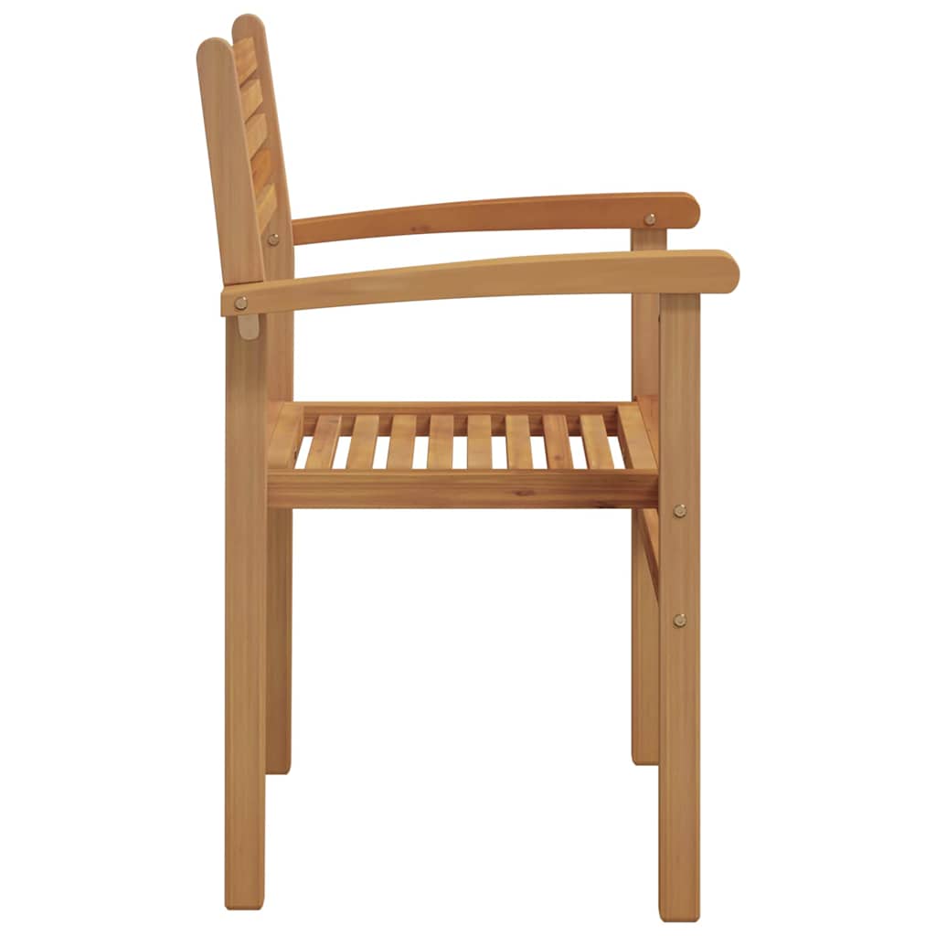 Stoel 4 pcs Bruin 56 x 55 x 90.5 cm Massief Teakhout is nu te koop bij PeponiXL, paradijselijk wonen!