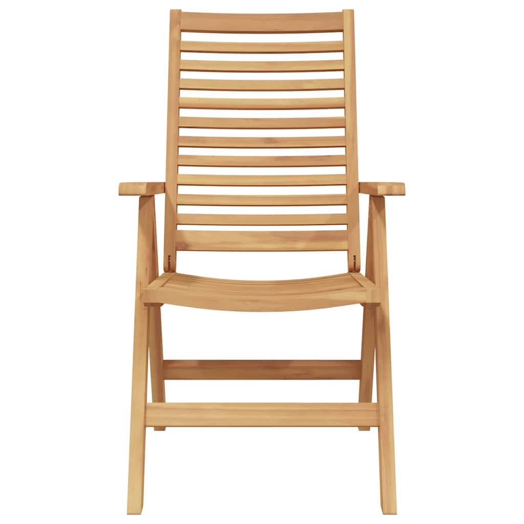 Tuinstoelen 2 pcs Bruin 52 x 64.5 x 108 cm Massief acaciahout is nu te koop bij PeponiXL, paradijselijk wonen!