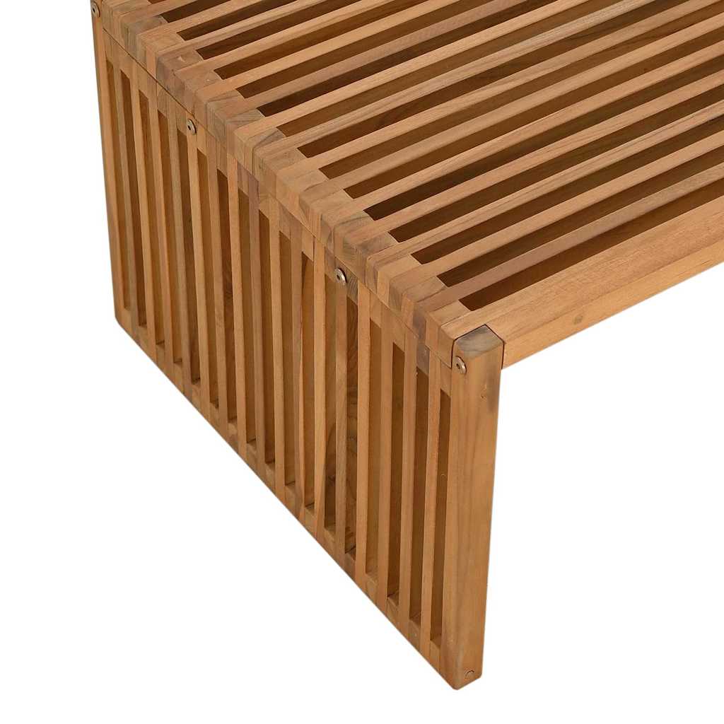 Tuin Bijzettafel Bruin 90 x 50 x 36 cm Massief Teakhout is nu te koop bij PeponiXL, paradijselijk wonen!