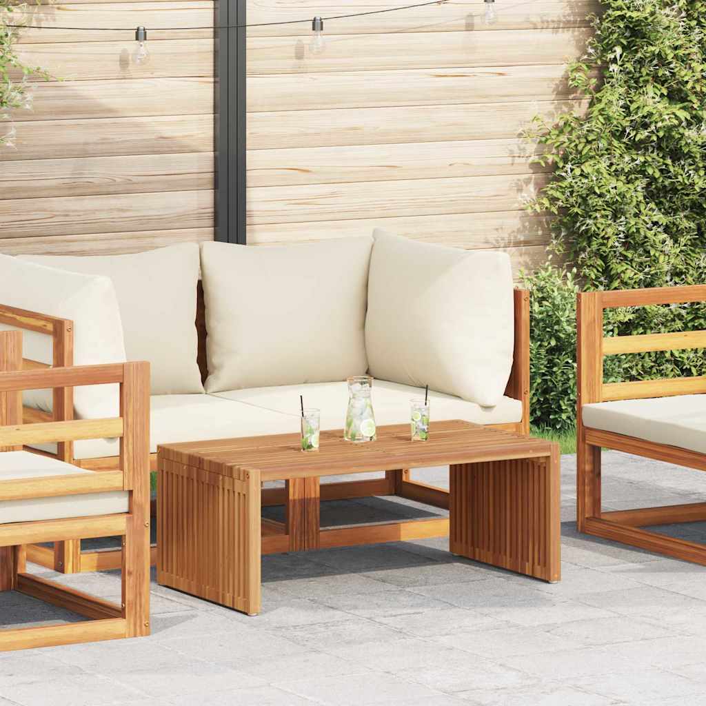 Tuin Bijzettafel Bruin 90 x 50 x 36 cm Massief Teakhout is nu te koop bij PeponiXL, paradijselijk wonen!