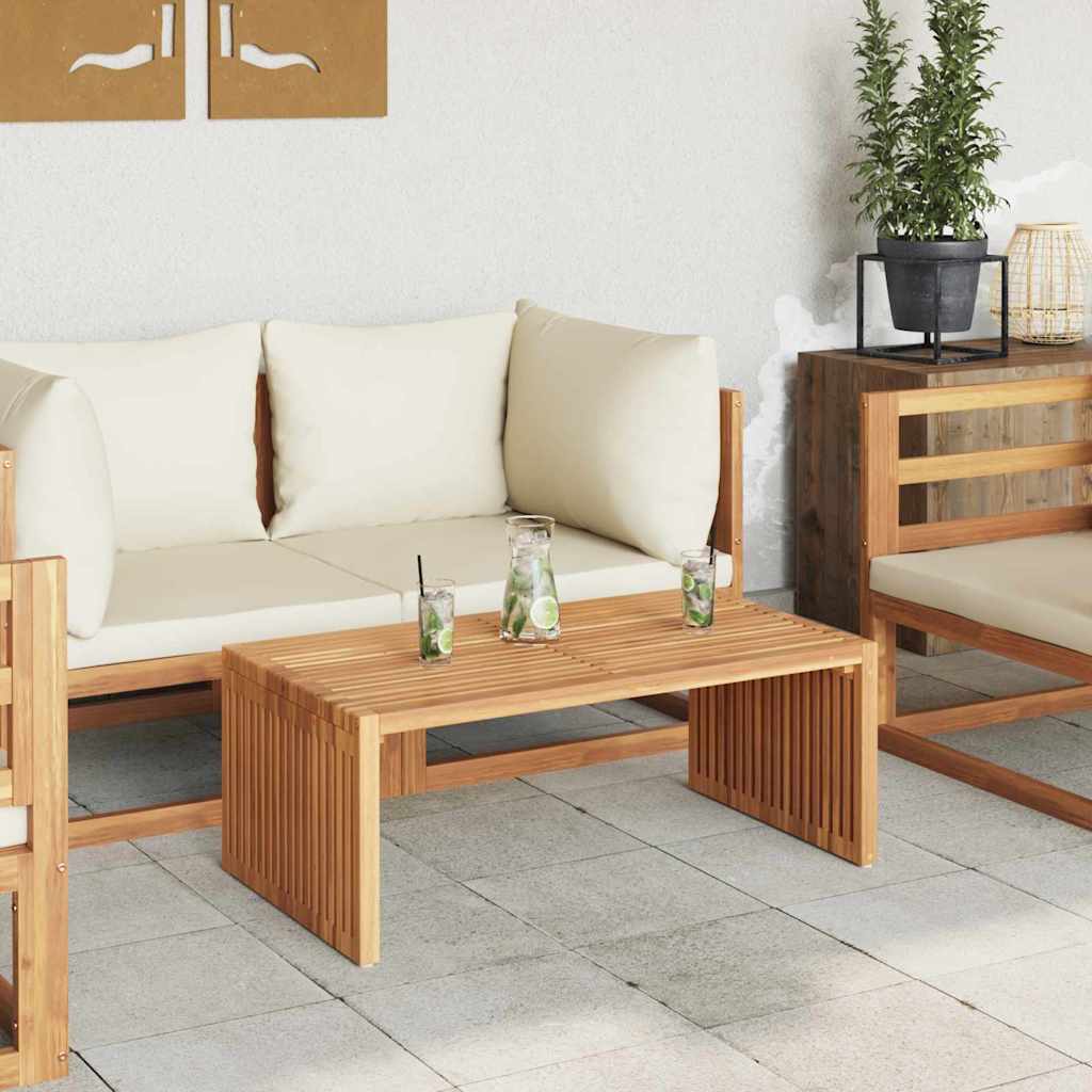 Tuin Bijzettafel Bruin 90 x 50 x 36 cm Massief Teakhout is nu te koop bij PeponiXL, paradijselijk wonen!