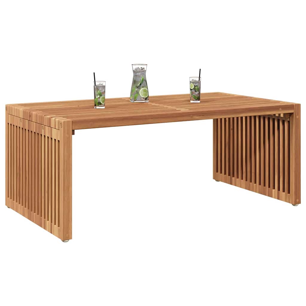 Tuin Bijzettafel Bruin 90 x 50 x 36 cm Massief Teakhout is nu te koop bij PeponiXL, paradijselijk wonen!