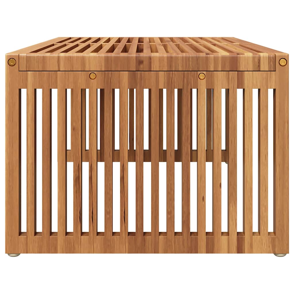 Tuin Bijzettafel Bruin 90 x 50 x 36 cm Massief Teakhout is nu te koop bij PeponiXL, paradijselijk wonen!