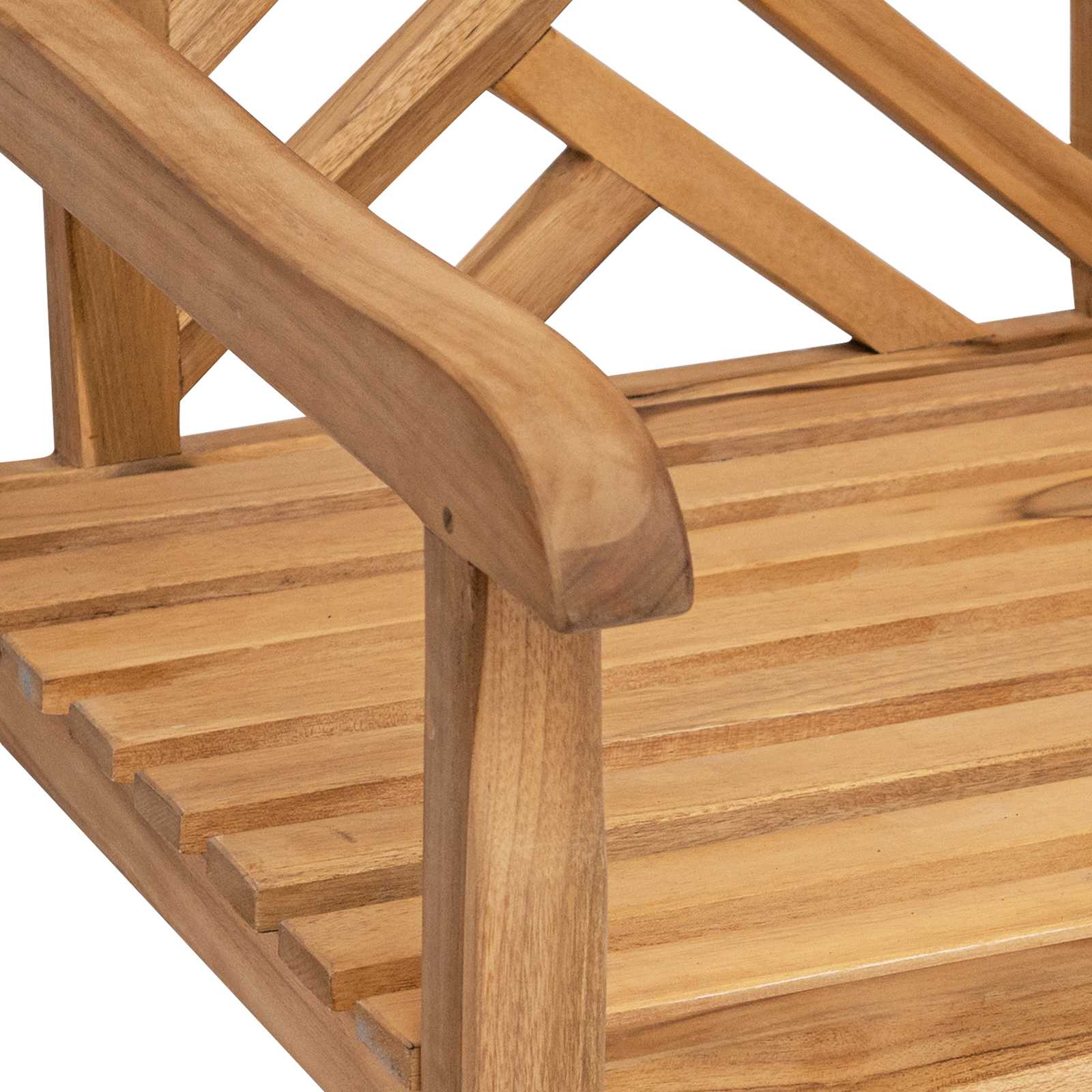 Tuinstoel 2 pcs 60 x 58 x 90 cm Massief Teakhout is nu te koop bij PeponiXL, paradijselijk wonen!