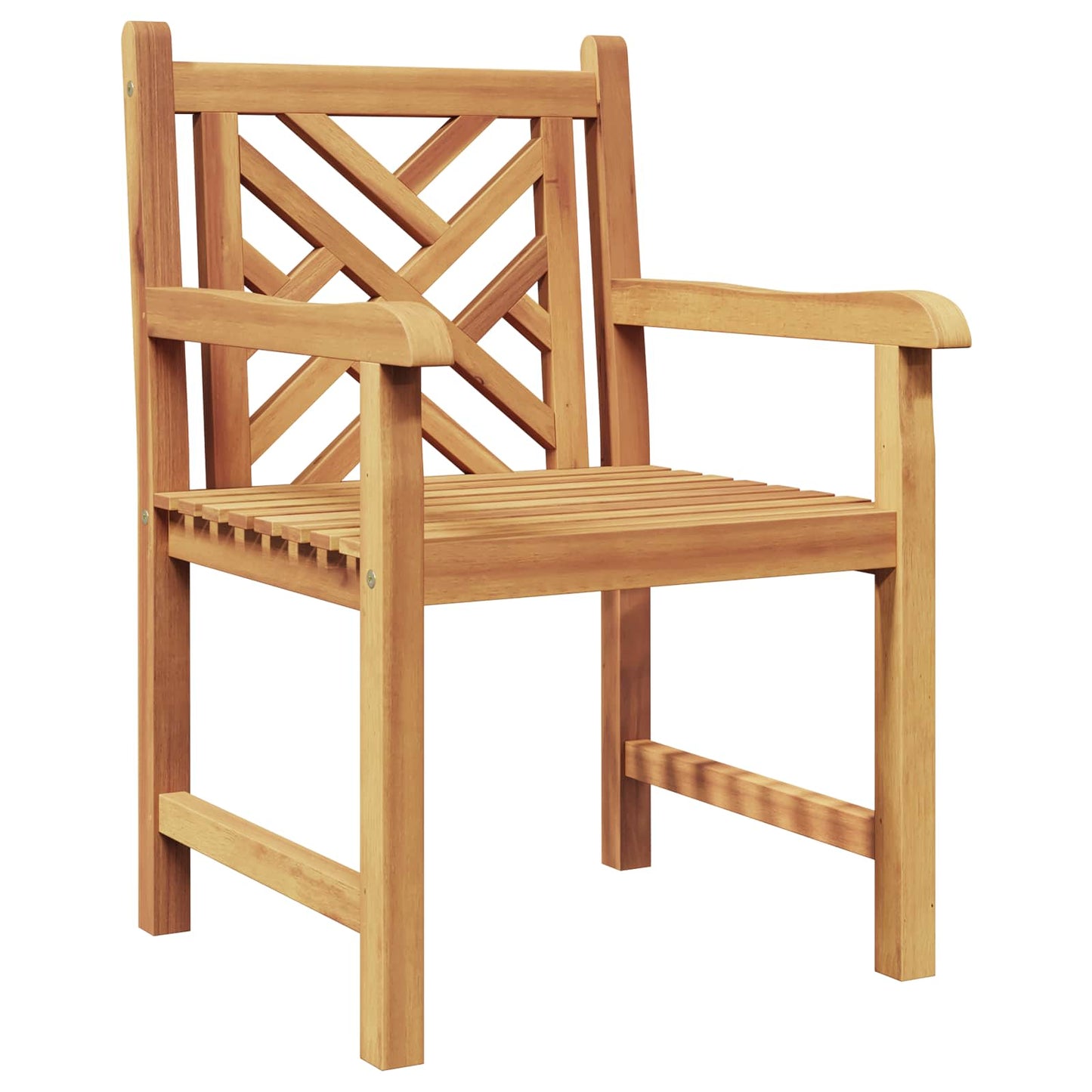 Tuinstoel 2 pcs 60 x 58 x 90 cm Massief Teakhout is nu te koop bij PeponiXL, paradijselijk wonen!