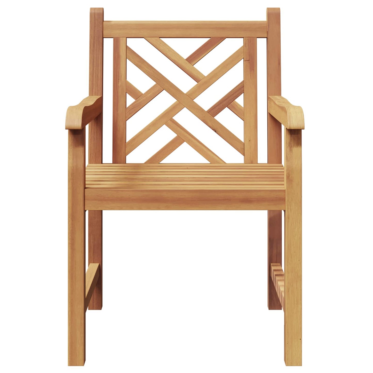 Tuinstoel 2 pcs 60 x 58 x 90 cm Massief Teakhout is nu te koop bij PeponiXL, paradijselijk wonen!