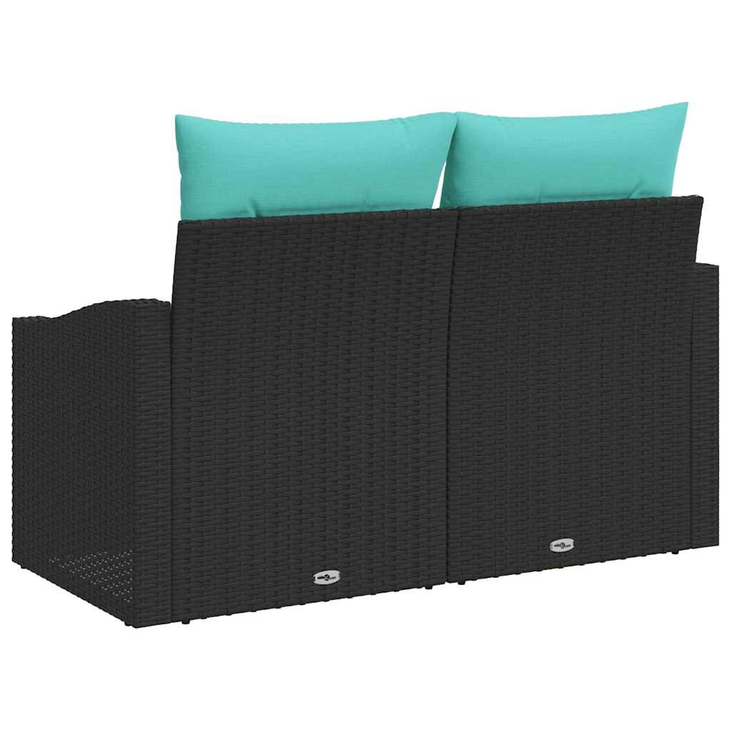 Tuinbank Grijs 123 x 62 x 69cm poly rattan is nu te koop bij PeponiXL, paradijselijk wonen!