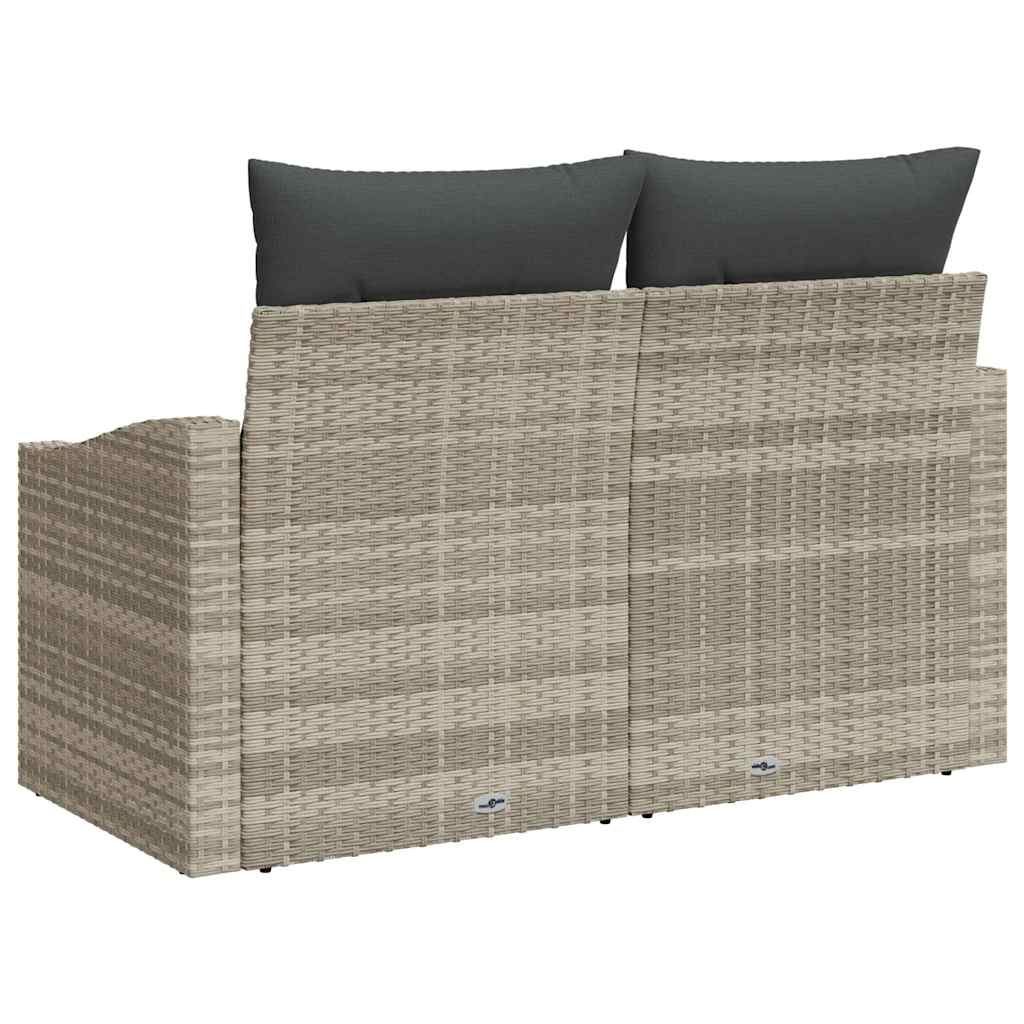 Tuinbank met kussen met opslag 123 x 62 x 69 cm poly rattan is nu te koop bij PeponiXL, paradijselijk wonen!