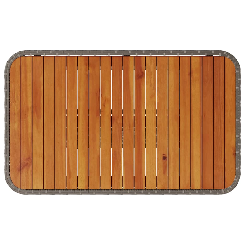 Tuin eettafelset Grijs poly rattan is nu te koop bij PeponiXL, paradijselijk wonen!