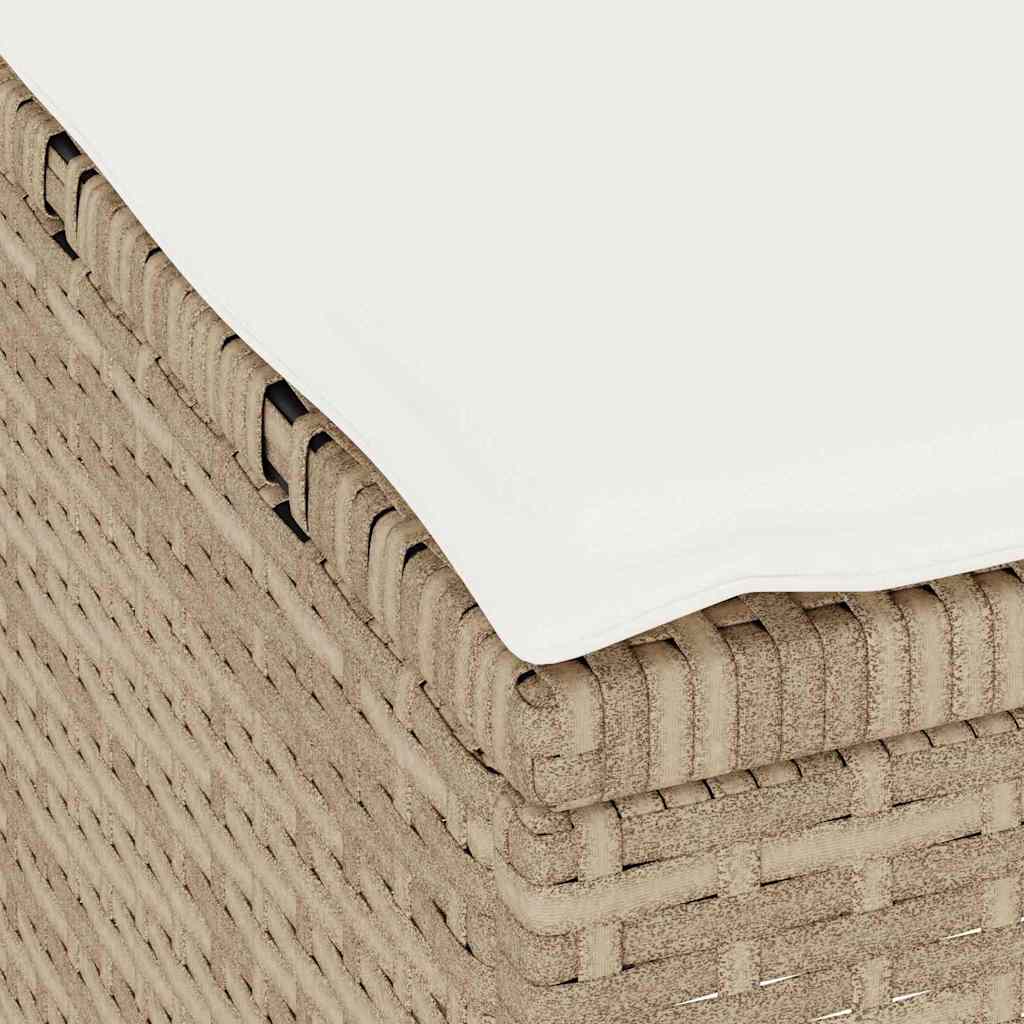 Tuin eettafelset Beige poly rattan is nu te koop bij PeponiXL, paradijselijk wonen!