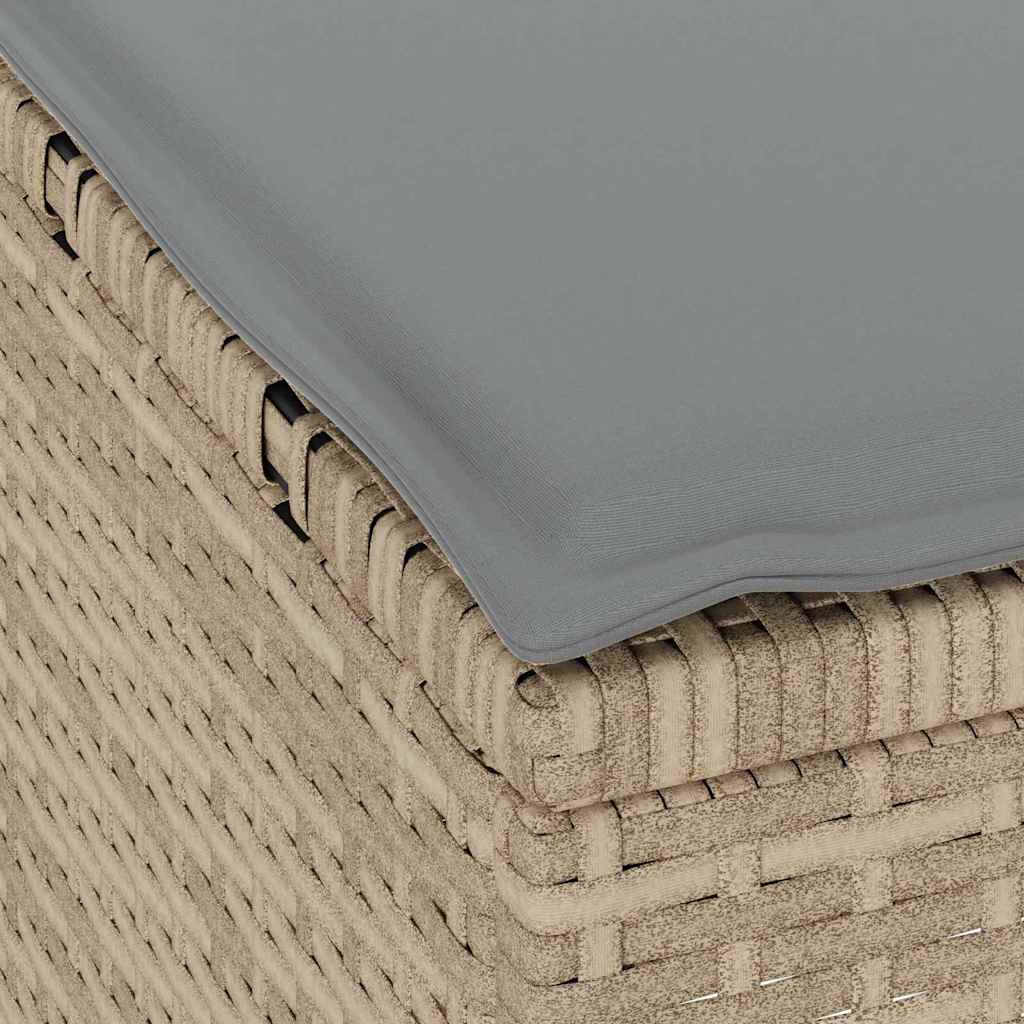 Tuin eettafelset Beige poly rattan is nu te koop bij PeponiXL, paradijselijk wonen!