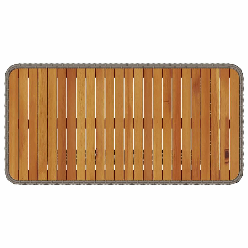 Tuin eettafelset Grijs poly rattan is nu te koop bij PeponiXL, paradijselijk wonen!