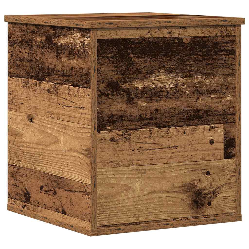 Opslagdoos met opslag Oud Hout 40 x 42 x 46 cm Bewerkt hout is nu te koop bij PeponiXL, paradijselijk wonen!